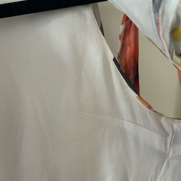 Alice + Olivia Mel Open Back Gathered High-Low Dress in Exotic Poppy - Picture 10 of 15